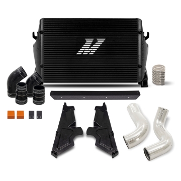 Picture of Mishimoto 2019+ Ram 6.7L Cummins Intercooler Kit BK Cooler P Pipes