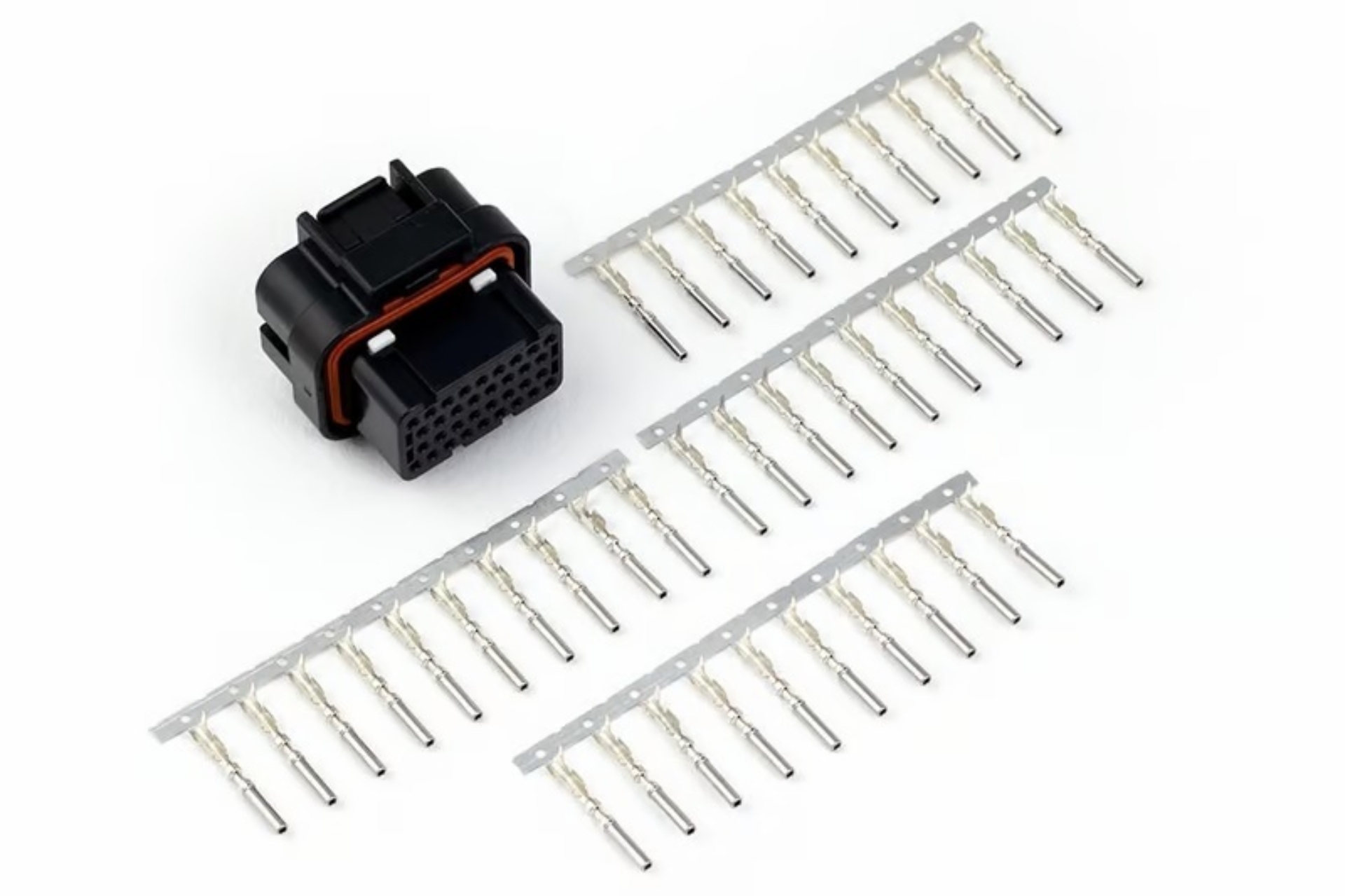 Picture of Haltech AMP 34 Pin Key 2 4 Row Superseal Connector Plug & Pins