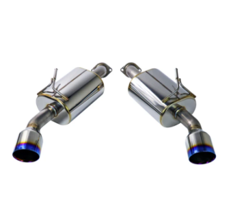 Picture of REMARK 14+ Infiniti Q50 Axle Back Exhaust w/Mufflers - Burnt Double Wall Tip