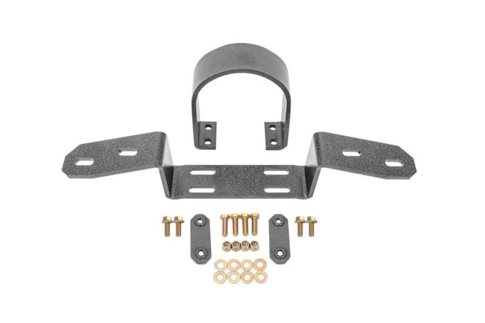 Picture of BMR 64-72 A-Body Driveshaft Safety Loop Front - Black Hammertone