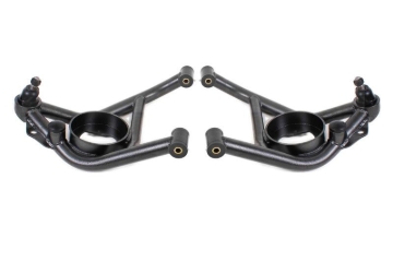 Picture of BMR 70-81 Chevrolet Camaro A-Arms Lower Delrin Bushings Std Ball Joint - Black Hammertone