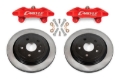 Picture of BMR 97-04 Chevrolet Corvette C5 / 05-13 C6 Brake Kit For 15in Conversion Solid Rotors Red Calipers