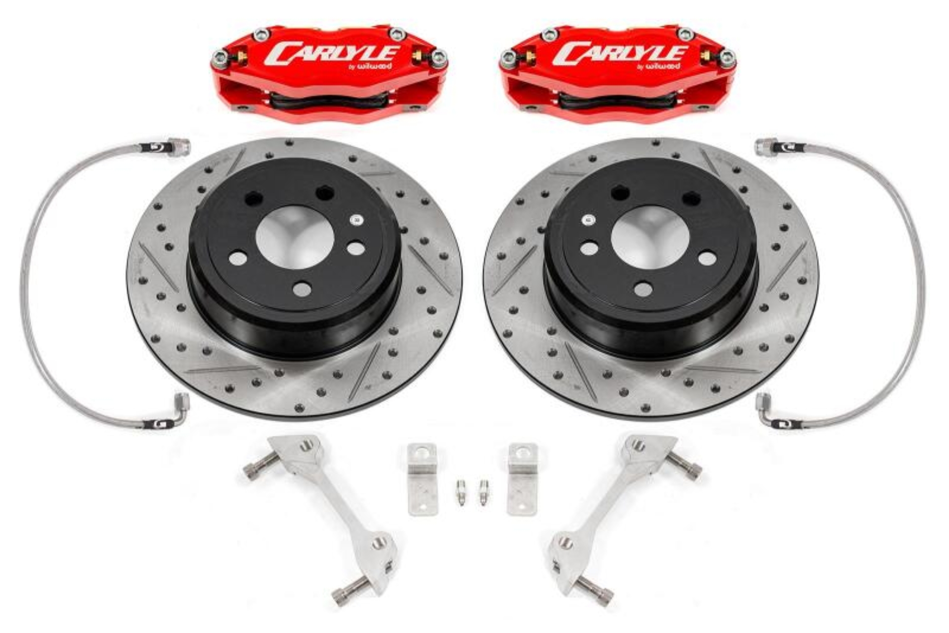 Picture of BMR 08-23 Dodge Challenger Brake Kit For 15in Conversion Red Calipers Demon/Redeye
