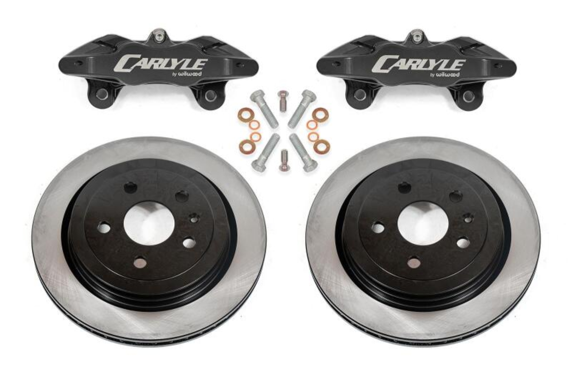 Picture of BMR 14-19 Chevrolet Corvette C7 Brake Kit For 15in Conversion Solid Rotors Black Calipers