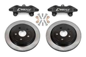 Picture of BMR 14-19 Chevrolet Corvette C7 Brake Kit For 15in Conversion Solid Rotors Black Calipers