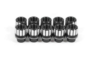 Picture of BMR 05-14 Ford Mustang Lug Nut Kit 5/8-18 RH Flange 12-pt Aluminum Set of 10