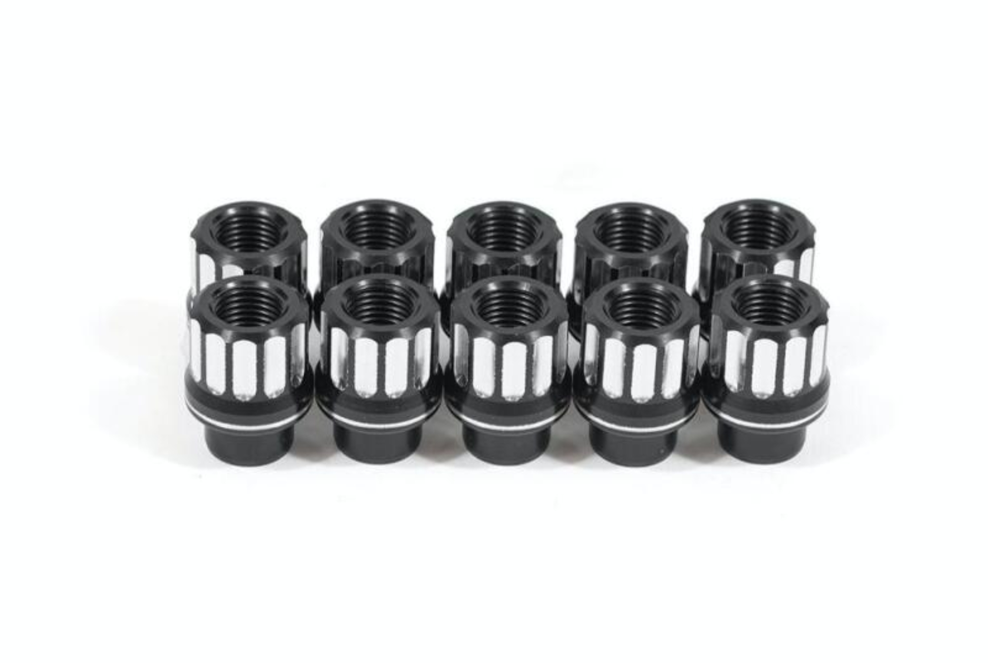 Picture of BMR 10-24 Chevrolet Camaro 5th/6th Gen Lug Nut Kit 14mm x 1.50 RH Shank 12-pt Alum Set of 10