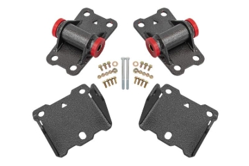 Picture of BMR 78-87 G-Body Motor Mount Kit Upper & Lower Poly - Black Hammertone