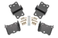 Picture of BMR 78-87 G-Body Motor Mount Kit Upper & Lower Solid - Black Hammertone