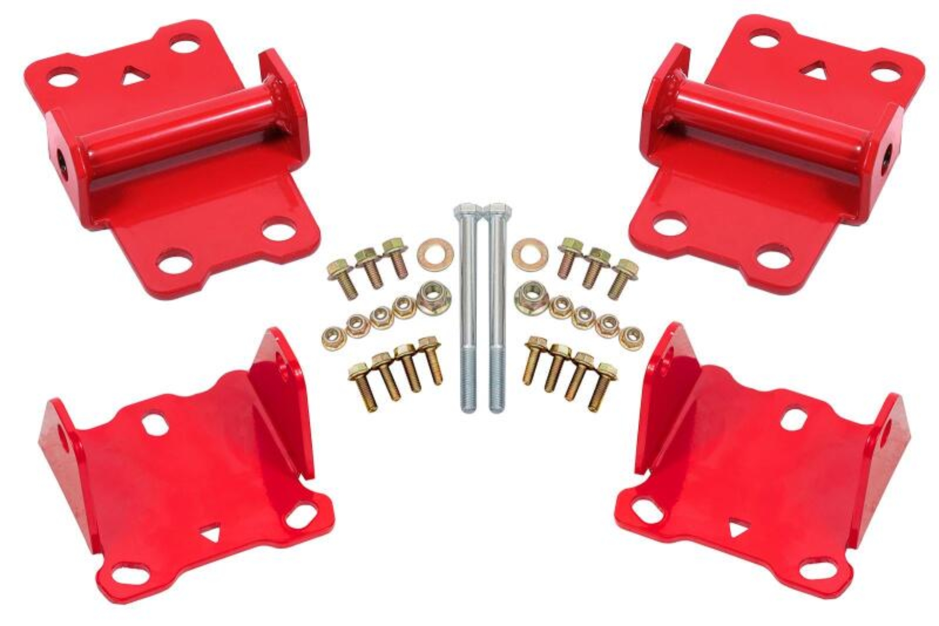 Picture of BMR 78-87 G-Body Motor Mount Kit Upper & Lower Solid - Red