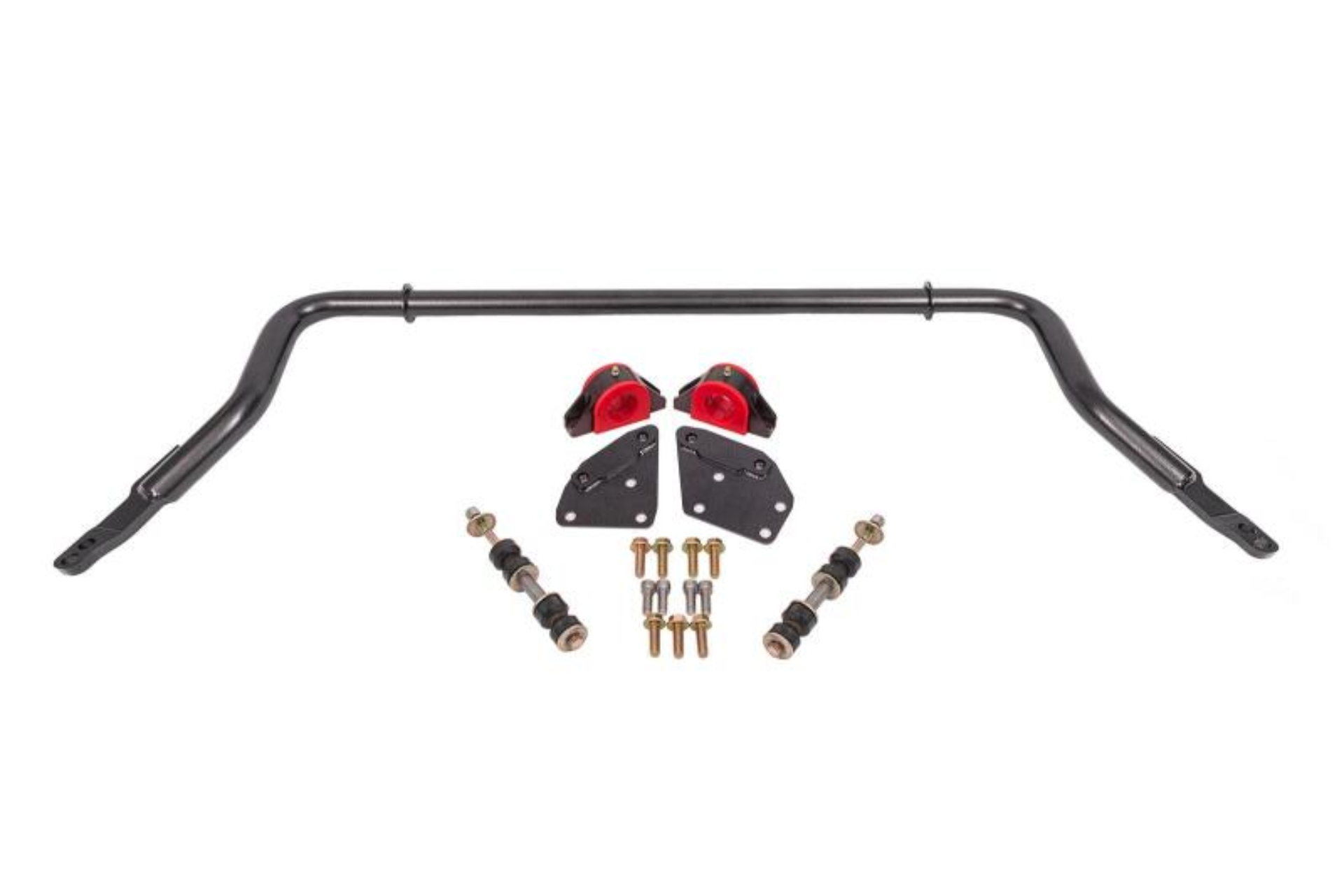 Picture of BMR 82-92 Chevrolet Camaro Sway Bar Kit Front Hollow 38mm Adjustable - Black Hammertone