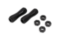 Picture of BMR 70-81 Chevrolet Camaro / Pontiac Firebird Tie Rod Sleeves 11/16in Thread - Black Anodized