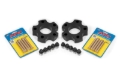 Picture of BMR 14-17 Chevrolet SS Wheel Spacer Kit Front 1.25in Wide 1/2-20 Stud Shank Lugs - Black Anodized