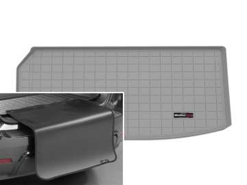 Picture of WeatherTech 2024 Chevrolet Traverse/GMC Acadia Cargo Liner w/Bumper Protector - Grey
