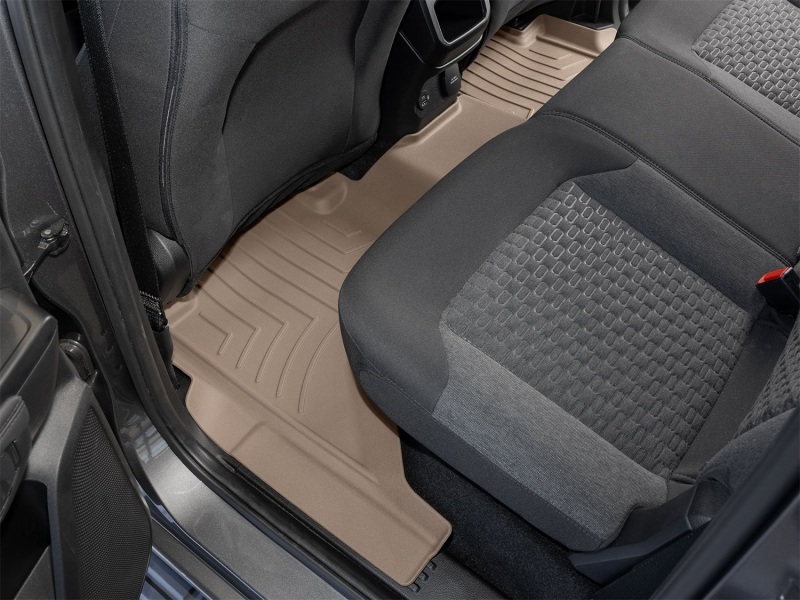 Picture of WeatherTech 2024 Ford Ranger (Incl. Raptor) w/Carpet Flooring Rear FloorLiner HP - Tan