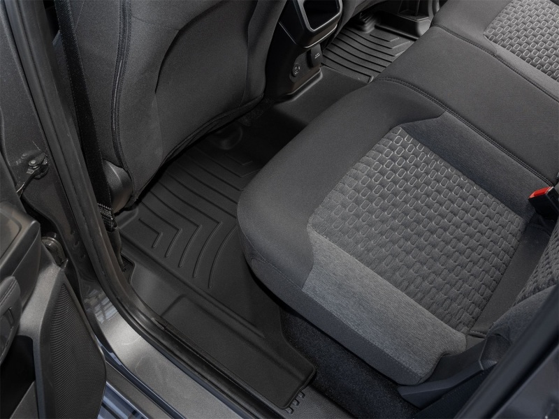Picture of WeatherTech 2024 Ford Ranger (Incl. Raptor) w/Carpet Flooring Rear FloorLiner HP - Black