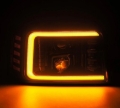 Picture of AlphaRex 92-96 Ford F-Series/Bronco PRO-Series Proj Headlights Alpha-Blk w/Seq. Sig & DRL