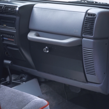 Picture of Tuffy Jeep Wrangler Tj/Lj Black Glove Box W/ Keyed Lock