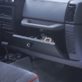 Picture of Tuffy Jeep Wrangler Tj/Lj Black Glove Box W/ Keyed Lock