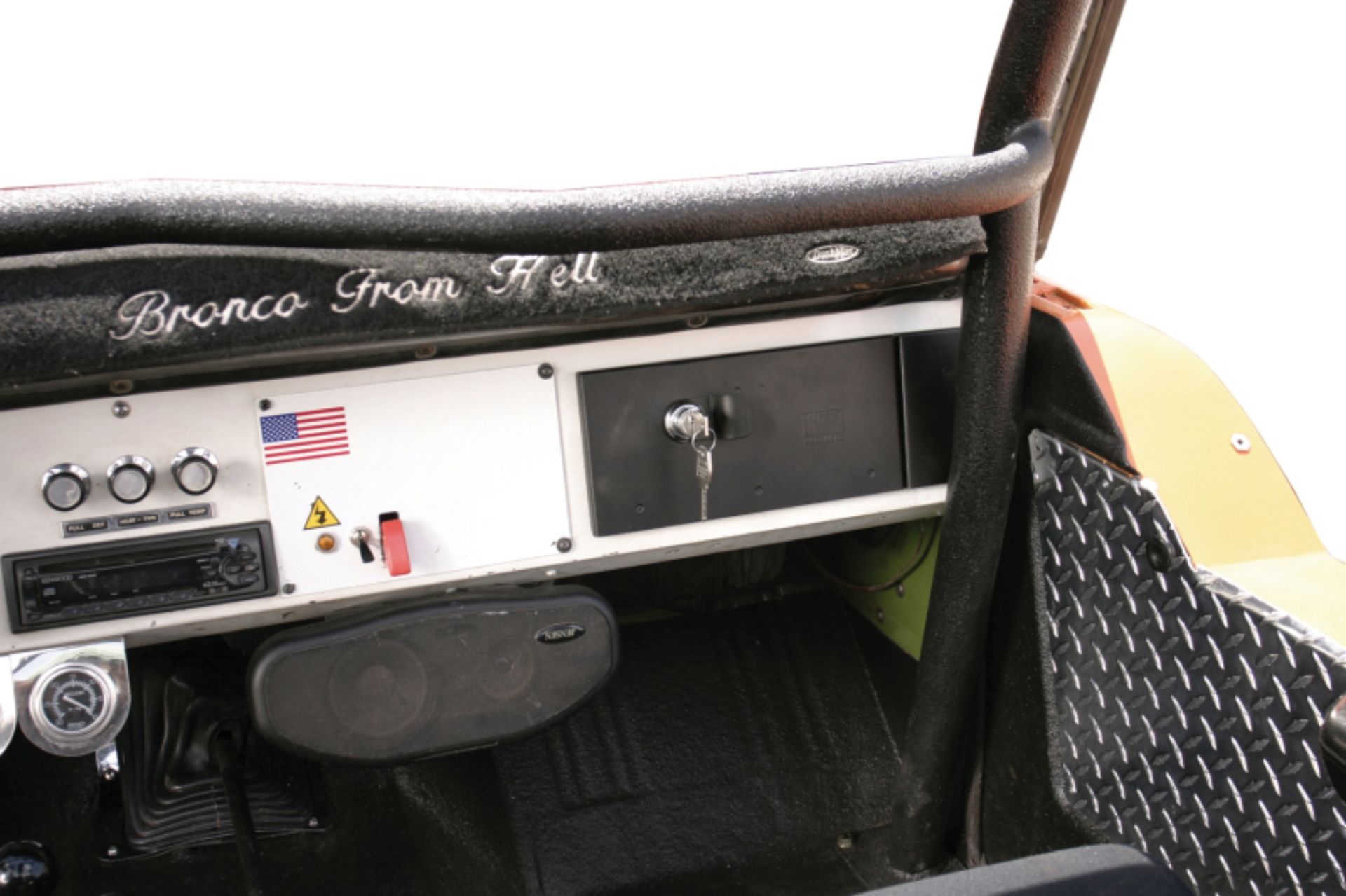 Picture of Tuffy Bronco Security Glovebox 196677- Black