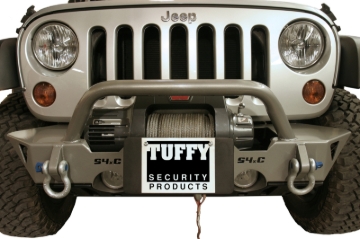 Picture of Tuffy Flip-up License Plate Holder For Winch Roller Fairlead 01Black