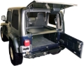 Picture of Tuffy Tj Lj & Yj Security Deck Enclosure- 01 Blk