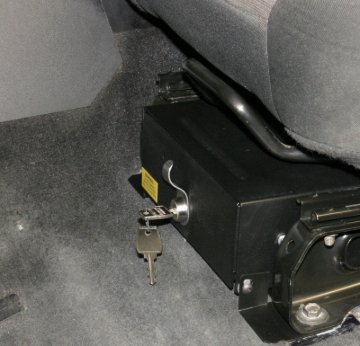 Picture of Tuffy Jeep Wrangler Underseat Drawer Nonflip Seat W/ Keyed Lock