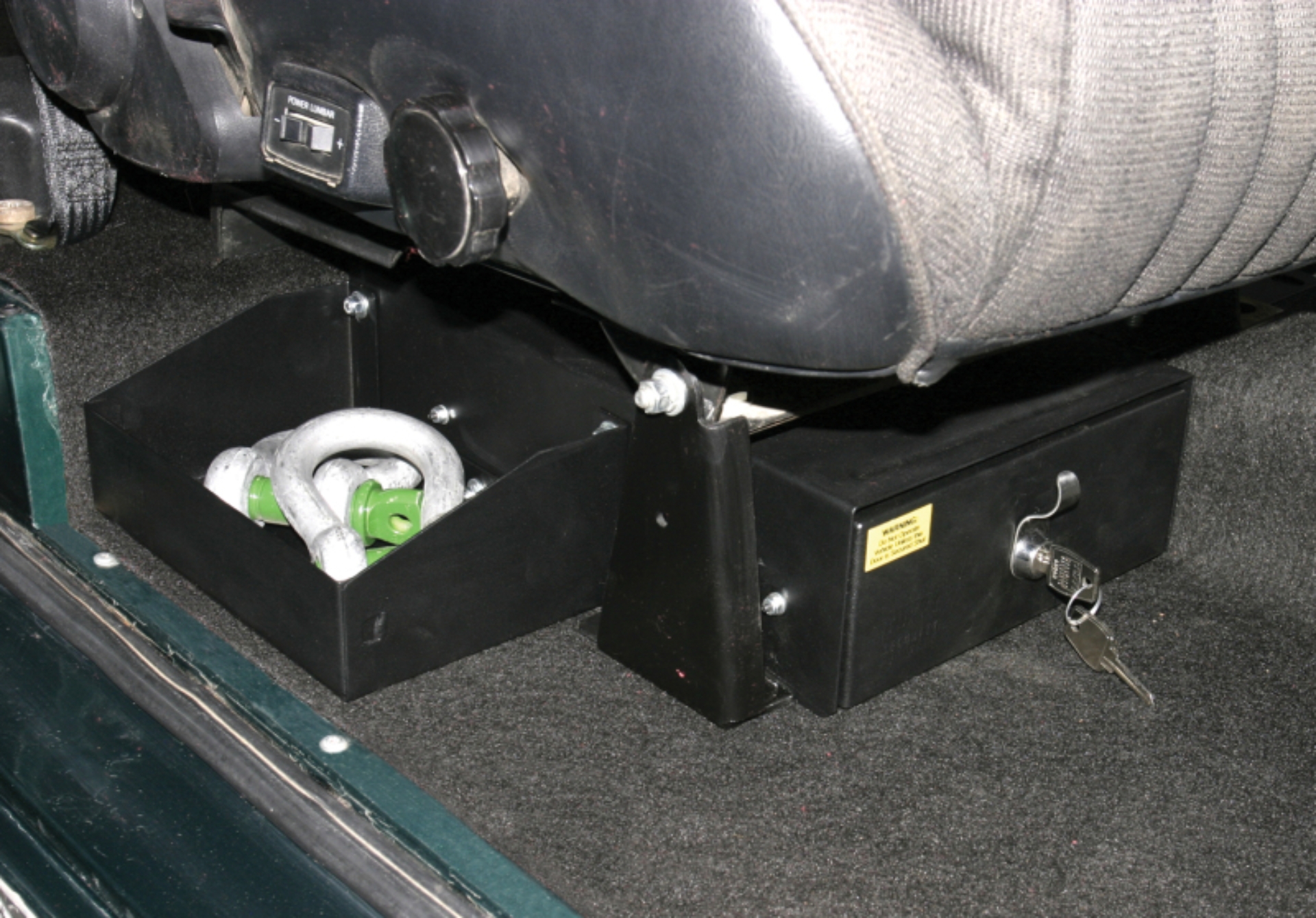 Picture of Tuffy Ford Bronco Underseat Drawer Passenger W/ Keyed Lock