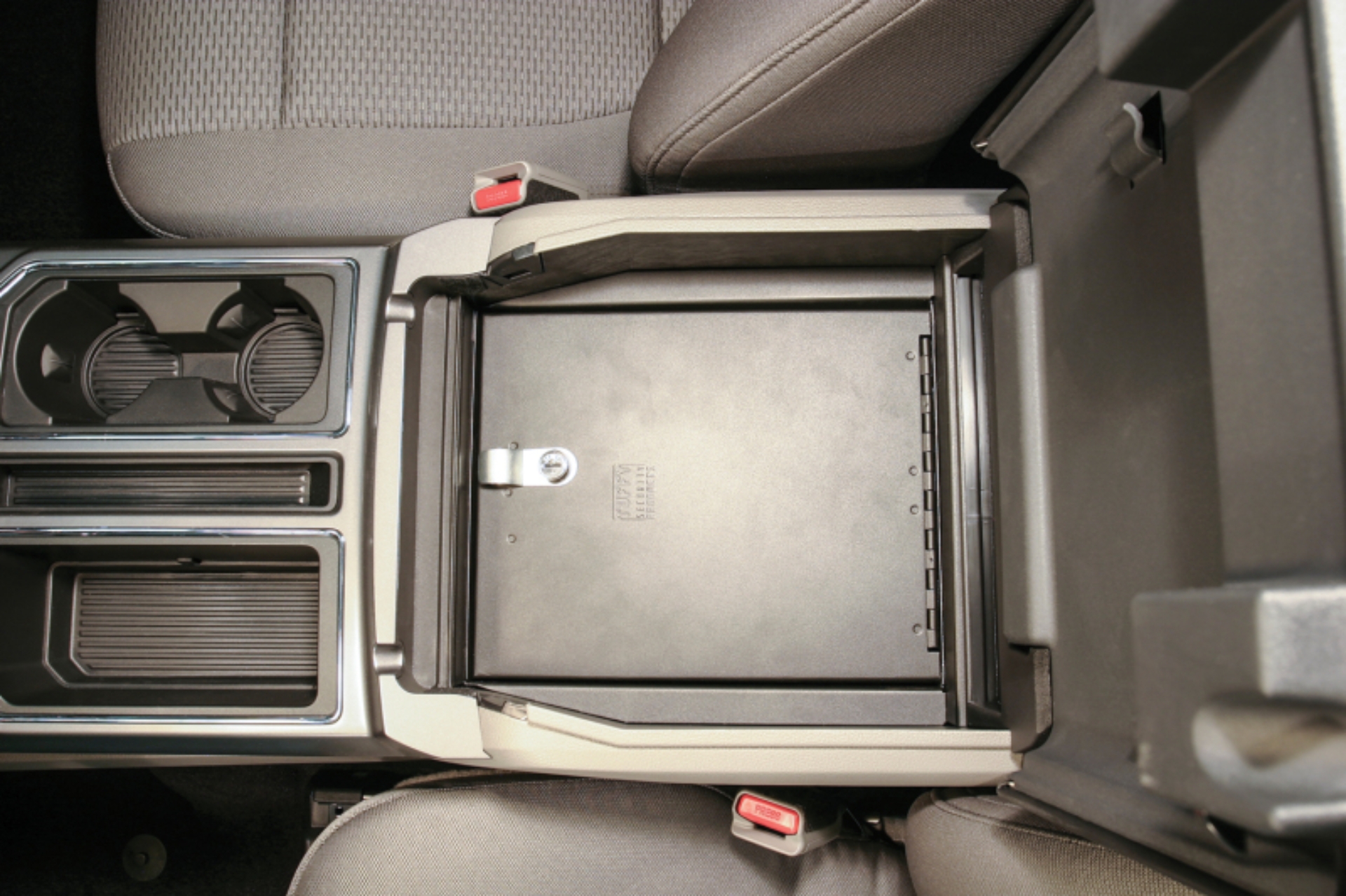 Picture of Tuffy Console Safe W/ Key Lock For Ford Fseries Flow Thru Console