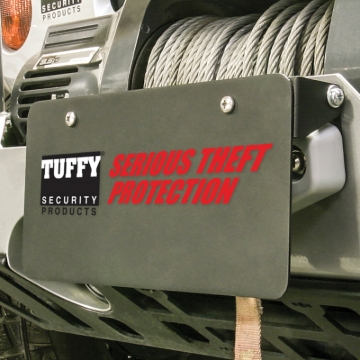 Picture of Tuffy Flipup License Plate Holder- Winch W/Hawse- Blk