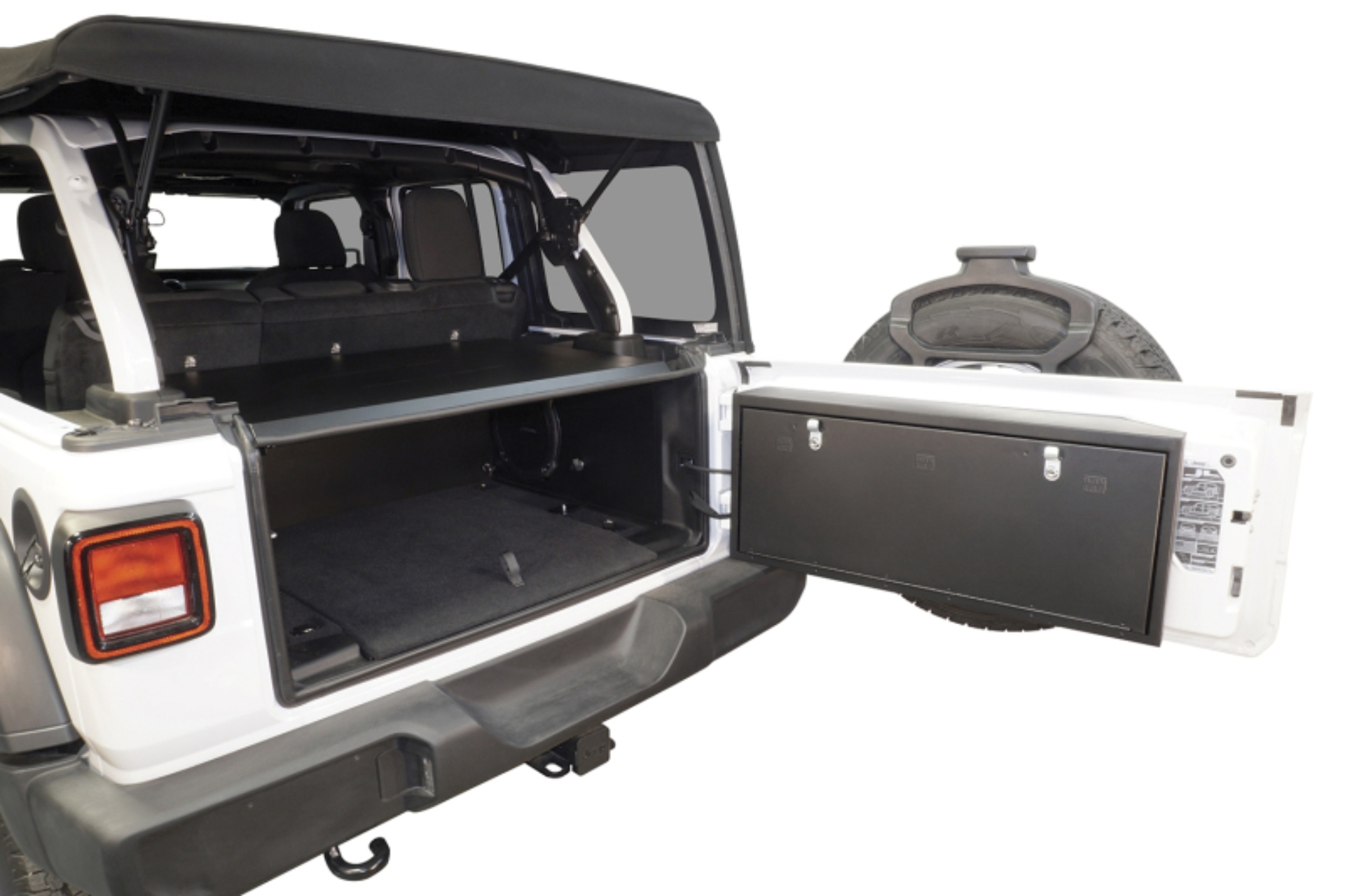 Picture of Tuffy Deluxe Enclosure For Jeep Wrangler W/ Subwoofer