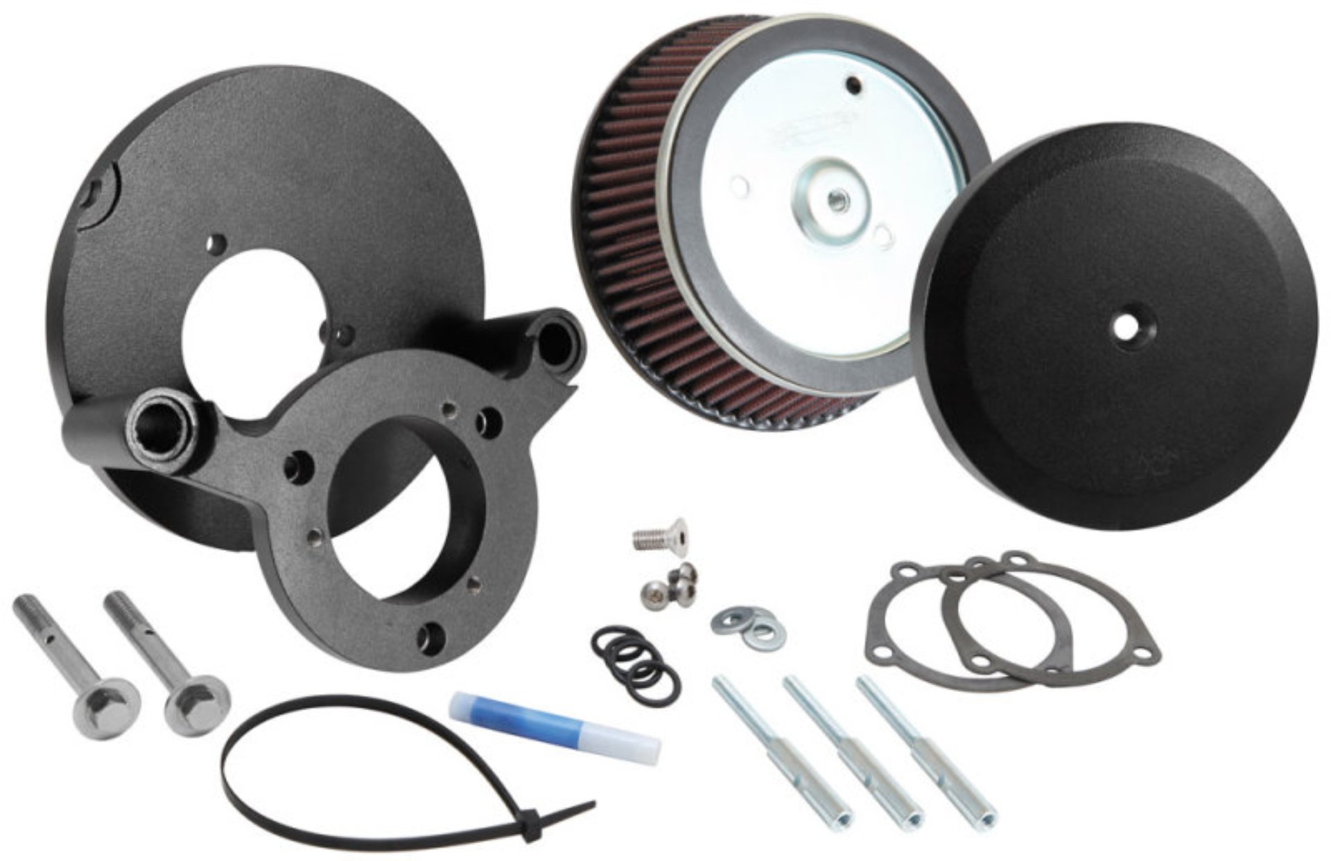 Picture of K&N 99+ Harley-Davidson Street Metal Intake System - Hammer Black
