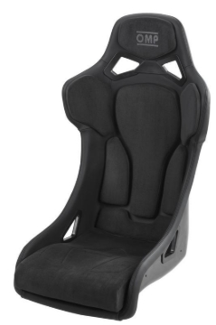 Picture of OMP Racing Seat RT FIA 8855-1999 - Leather & Alcantara Black