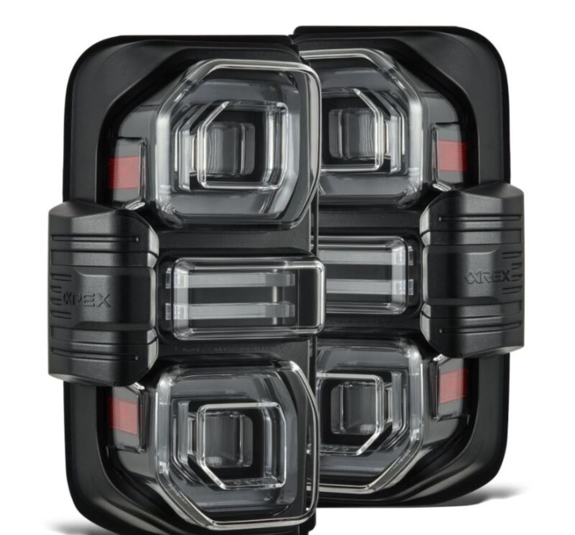 Picture of AlphaRex 21-24 Ford Bronco (Excl. Raptor) Nova-Series LED Tail Lights - Black