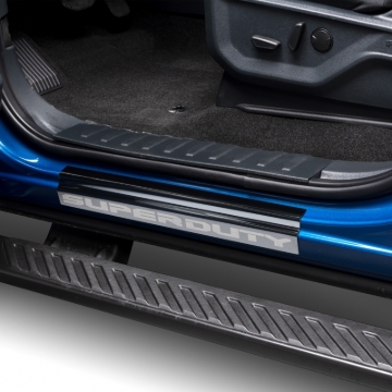 Picture of Putco 23-25 Ford F250/F350/F450/F550 Crew Cab Black Platinum Door Sills