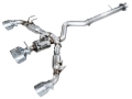 Picture of AWE Tuning 23-24 Toyota GR Corolla Track Edition Cat-Back Exhaust - Chrome Silver Tips