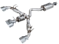 Picture of AWE Tuning 23-24 Toyota GR Corolla Touring Edition Cat-Back Exhaust - Chrome Silver Tips