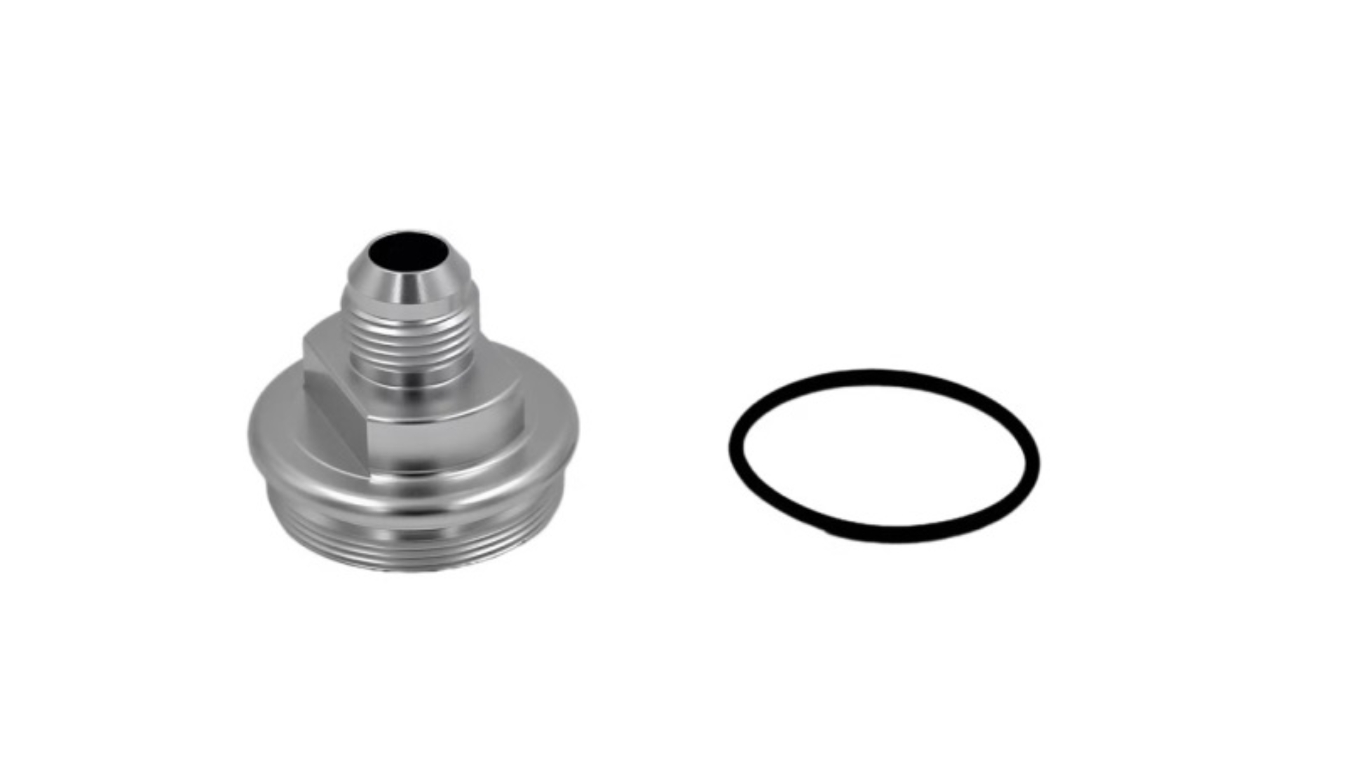 Picture of Fuelab Replacement Filter Cap -10AN Inlet - Clear
