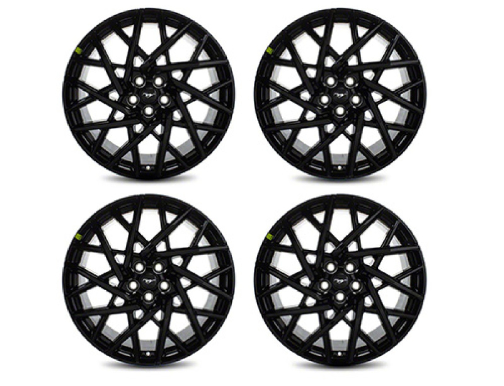 Picture of Ford Racing 21-24 Mustang Mach-E 20in Wheel Kit - Black Gloss