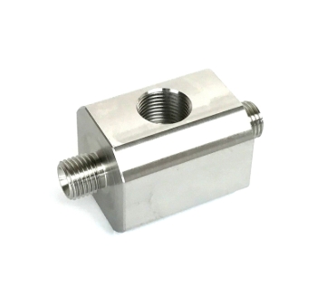 Picture of Fleece Performance Dodge 6.7L Cummins Dual Pump Junction Block w/ Rail Sensor Port (3.5mm ID)