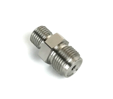 Picture of Fleece Performance Dodge Cummins 6.7L Fuel Rail Fitting Adapter 14mm x 18mm