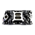 Picture of Performer RPM Small Block Chevy AIR-Gap Intake Manifold, Black Plasma finish