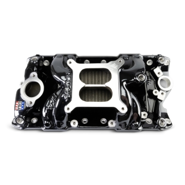 Picture of Performer RPM Small Block Chevy AIR-Gap Intake Manifold, Black Plasma finish
