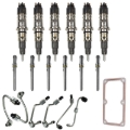 Picture of Industrial Injection 13-18 Dodge Ram 6.7L Injector Pack w/Connecting Tubes & Fuel Lines