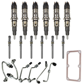 Picture of Industrial Injection 13-18 Dodge Ram 6.7L Injector Pack w/Connecting Tubes & Fuel Lines