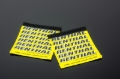 Picture of Renthal Team clean Grip - Yellow/White/Black