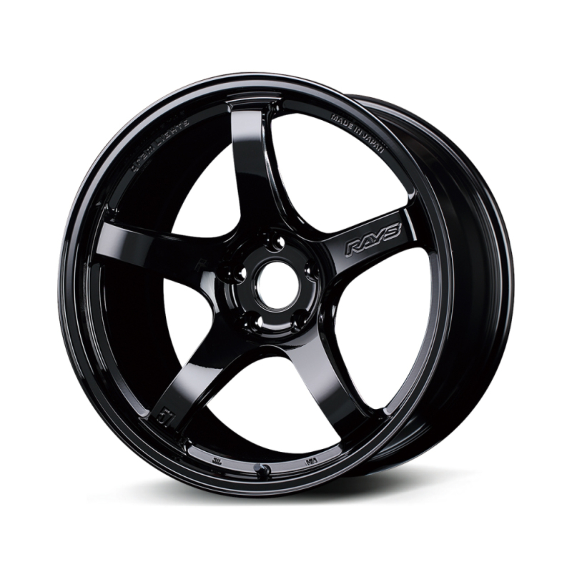 Picture of Gram Lights 57CR 18x10.5 +12 5x114.3 Gloss Black Wheel