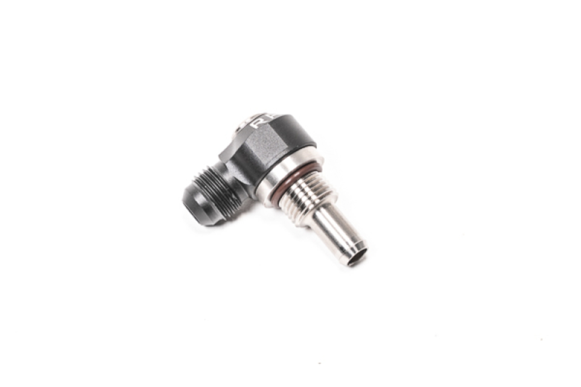 Picture of Radium Engineering 6AN Orb Swivel Banjo 8.5mm Barb to 6AN Male Bulkhead