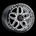 Picture of Weld Laguna Bead Lock Wheel - 18x10 / 5x114.3 / ET45 / 78.1 CB - Gloss Black