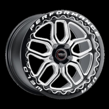 Picture of Weld Laguna Bead Lock Wheel - 18x10 / 5x114.3 / ET45 / 78.1 CB - Gloss Black